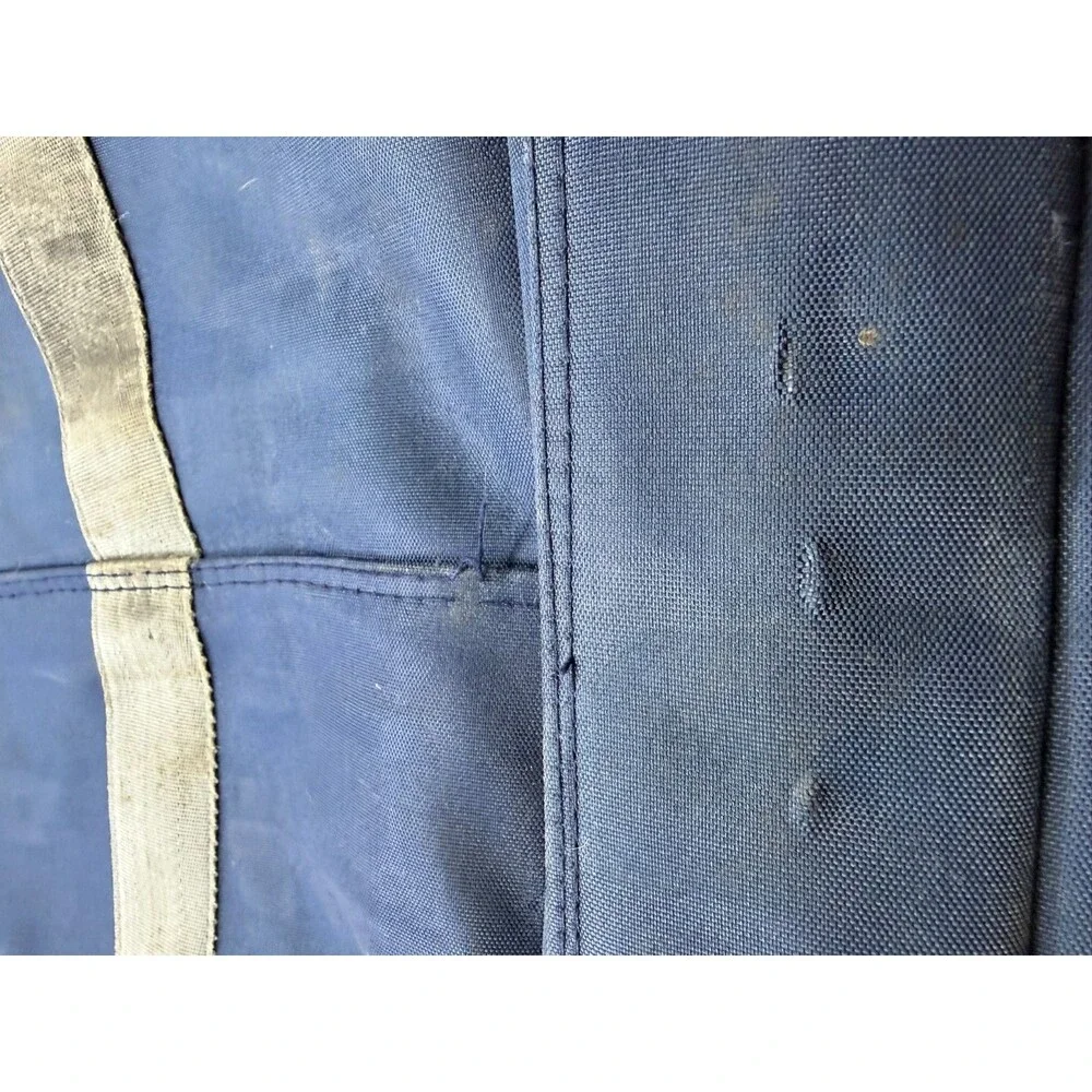 Vintage Olympic Diver Scuba Gear Bag Large Navy Blue Multi-Pocket Heavy Duty